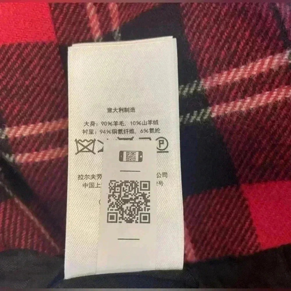 Ralph Lauren Collection Purple Label Jacket Plaid Tartan Blazer Wool Cashmere 12 - Picture 10 of 11